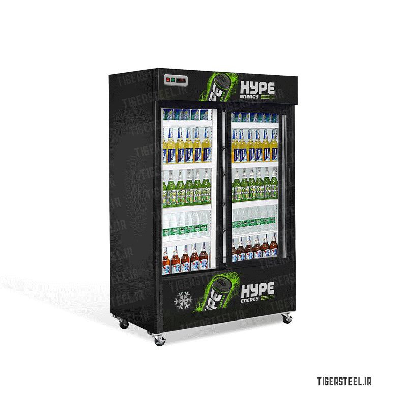 یخچال نوشیدنی دو درب طرح هایپ مدل HYPE-10