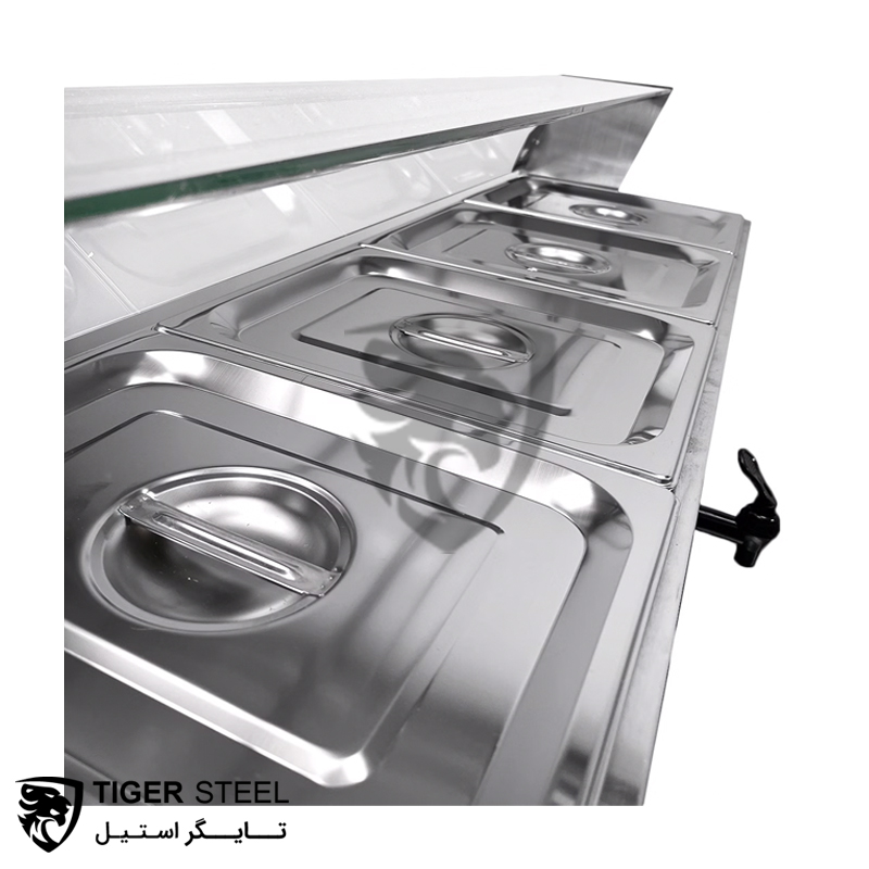 هات بنماری رومیزی با رف شیشه ۴ لگنه ABA مدل OT-BM-4